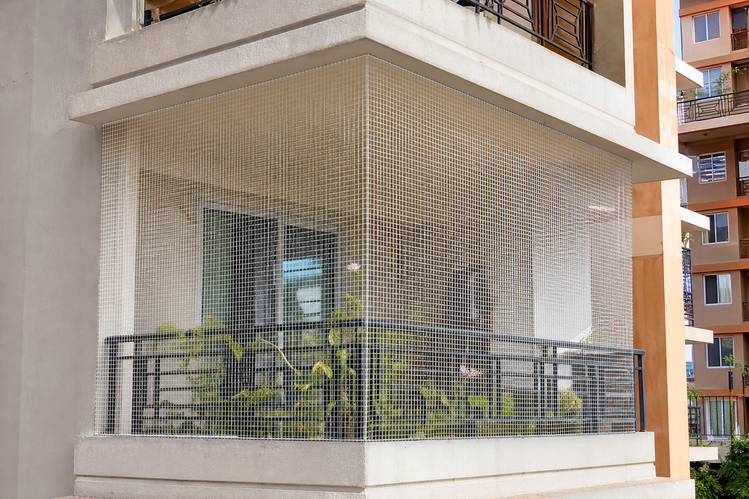 Moni Safety Nets Bangalore bird netting installation